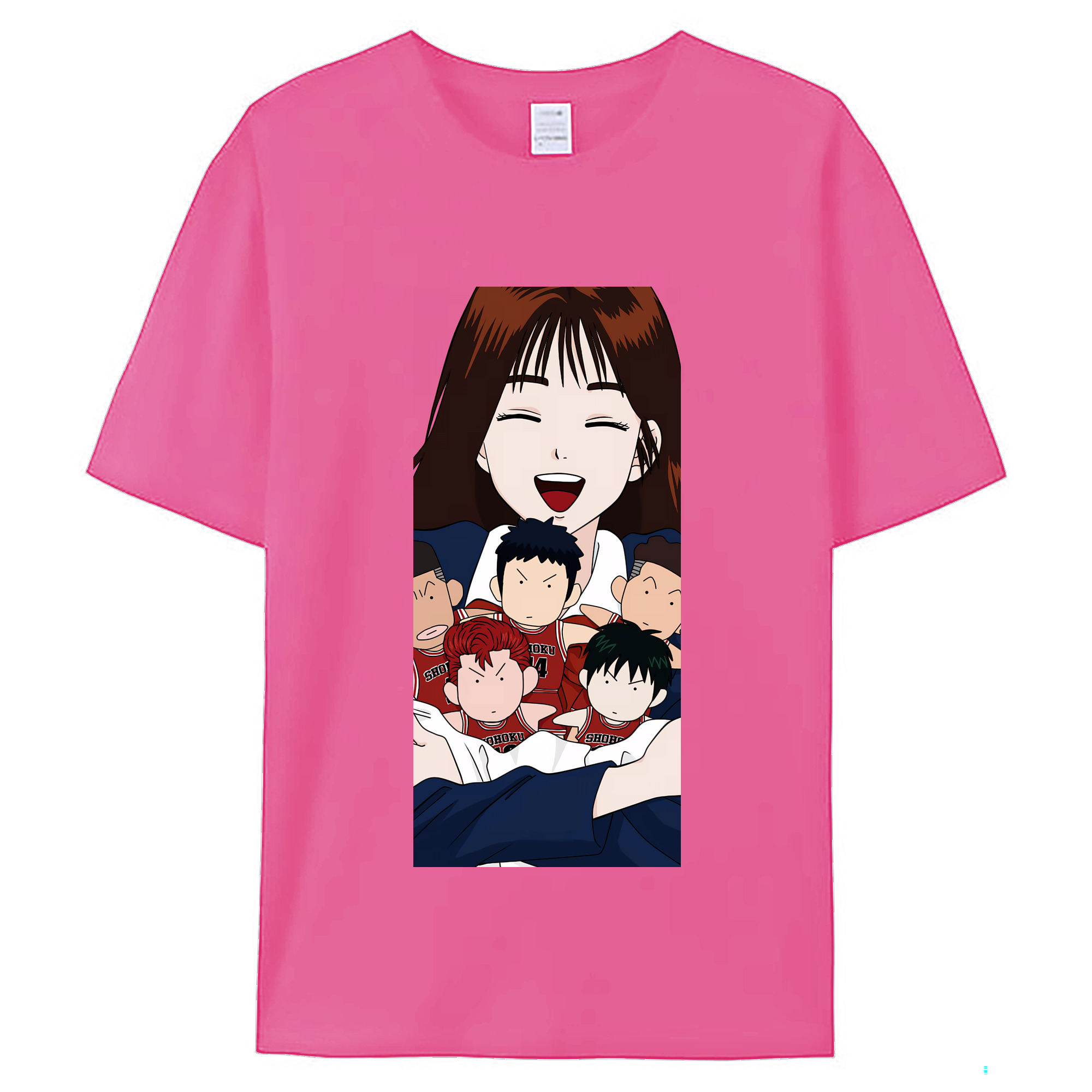 （画像用） SLAM DUNK／スラムダンク レディースカジュアルプリントTシャツ（綿100％）